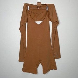 Free People Movement Womens Sz Medium Shortsie Set